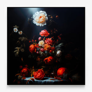 Luminous Bloom: A Still Life Symphony  